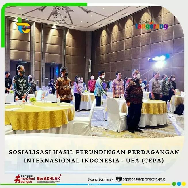 SOSALISASI HASIL PERUNDINGAN PERDAGANGAN IMTERNASIONAL INDONESIA - UEA (CEPA)